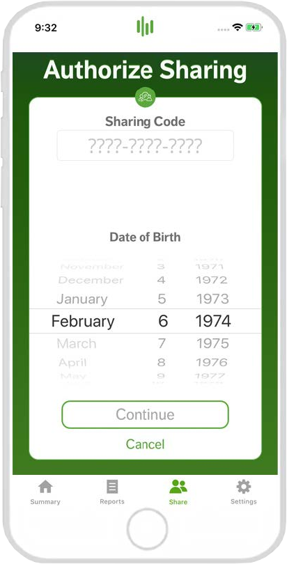 Dexcom Clarity App Sharing